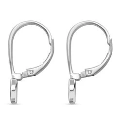 Weißer Diamant Ohrringe, 925 Silber Platiniert -Schmuck Shoplc 7536109 3