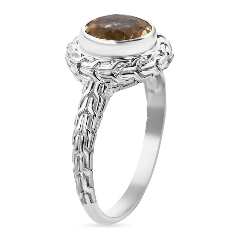 Royal Bali - Citrin Ring, 925 Silber, (Größe 17.00) Ca. 2.56 Ct 6 Royal Bali - Citrin Ring, 925 Silber, (Größe 17.00) Ca. 2.56 Ct – Bild 4