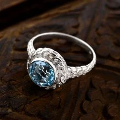 Royal Bali - Himmelblauer Topas Ring, 925 Silber (Größe 21.00) Ca. 3.54 Ct 9 Royal Bali - Himmelblauer Topas Ring, 925 Silber (Größe 21.00) Ca. 3.54 Ct -Schmuck Shoplc 7536853 1