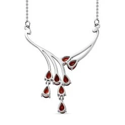 Roter Granat Halskette Ca. 45 Cm Edelstahl Ca. 3.61 Ct 13 Roter Granat Halskette Ca. 45 Cm Edelstahl Ca. 3.61 Ct -Schmuck Shoplc 7536877 4