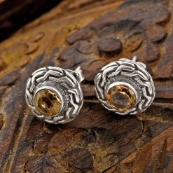 Royal Bali - Citrin Ohrringe, 925 Silber Ca. 1.49 Ct -Schmuck Shoplc 7536959 1