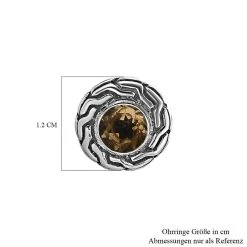 Royal Bali - Citrin Ohrringe, 925 Silber Ca. 1.49 Ct -Schmuck Shoplc 7536959 4