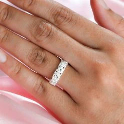 925 Silber Ring, (Größe 19.00) Ca. 4,10g -Schmuck Shoplc 7537170 2