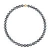 Limitierte Auflage - AAA Tahiti Perlen Halskette (10-11 Mm), Ca. 45 Cm 585 Gold -Schmuck Shoplc 7537939