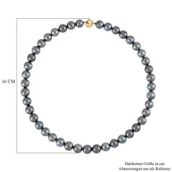 Limitierte Auflage - AAA Tahiti Perlen Halskette (10-11 Mm), Ca. 45 Cm 585 Gold -Schmuck Shoplc 7537939 4