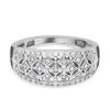 Weißer Diamant Ring, 925 Silber Platiniert (Größe 19.00) Ca. 0.20 Ct -Schmuck Shoplc 7547065