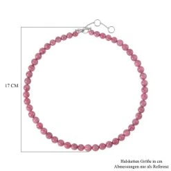 AAA Rhodochrosit, Roter Granat Halskette Ca. 50 Cm 925 Silber Rhodiniert Ca. 413.09 Ct -Schmuck Shoplc 7549407 4