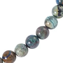 AAA Chrysokoll, Roter Granat Halskette Ca. 50 Cm 925 Silber Rhodiniert Ca. 388.09 Ct -Schmuck Shoplc 7549420 2