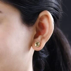 Citrin Ohrringe 925 Silber Gelbgold Vermeil Ca. 4.04 Ct -Schmuck Shoplc 7549437 2