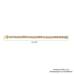 Natürlicher, äthiopischer Welo Opal Armband Ca. 20 Cm 925 Silber Gelbgold Vermeil Ca. 4.29 Ct -Schmuck Shoplc 7551478 4