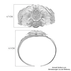 Royal Bali Kollektion - 925 Silber Armreif Ca. 19 Cm Ca. 24,47g -Schmuck Shoplc 7551653 5