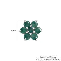 Grandidierit Ohrringe 925 Silber Platiniert Ca. 1.06 Ct -Schmuck Shoplc 7552154 5