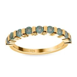 Grandidierit Ring, 925 Silber Vergoldet, (Größe 17.00) Ca. 0.53 Ct -Schmuck Shoplc 7555739 3