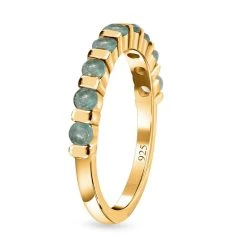 Grandidierit Ring, 925 Silber Vergoldet, (Größe 17.00) Ca. 0.53 Ct -Schmuck Shoplc 7555739 4