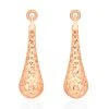 JCK Vegas Close Out Deal, 375 Roségold Diamantschliff Ohrringe, Ca. 1,10g -Schmuck Shoplc 7558181