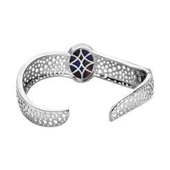 Lila Türkis Designer Armreif Ca. 19 Cm, Platiniert Ca. 14.88 Ct -Schmuck Shoplc 7558466 4