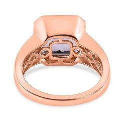 Rose De France Amethyst, Mehrfarbiger Turmalin Ring, 925 Silber Rosévergoldet, (Größe 18.00) Ca. 5.12 Ct 14 Rose De France Amethyst, Mehrfarbiger Turmalin Ring, 925 Silber Rosévergoldet, (Größe 18.00) Ca. 5.12 Ct -Schmuck Shoplc 7560233 5