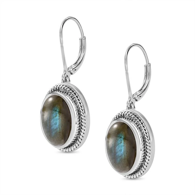 Labradorit OhrringeEdelstahl Ca. 13.67 Ct 6 Labradorit OhrringeEdelstahl Ca. 13.67 Ct – Bild 4