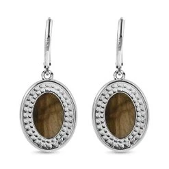 Labradorit OhrringeEdelstahl Ca. 13.67 Ct 12 Labradorit OhrringeEdelstahl Ca. 13.67 Ct -Schmuck Shoplc 7560795 4