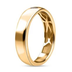Weißer Diamant P2 Ringe 925 Silber Gelbgold Vermeil (Größe 16.00) -Schmuck Shoplc 7561282 3