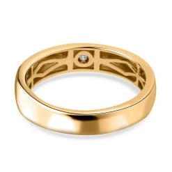 Weißer Diamant P2 Ringe 925 Silber Gelbgold Vermeil (Größe 16.00) -Schmuck Shoplc 7561282 4