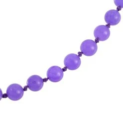Lila Jade Halskette Ca. 45 Cm 925 Silber Rhodiniert Ca. 218.95 Ct -Schmuck Shoplc 7564523 2