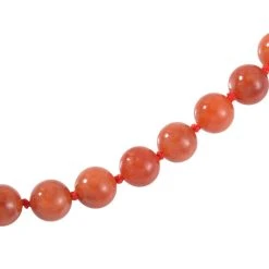 Rote Jade Halskette Ca. 45 Cm 925 Silber Rhodiniert Ca. 228.95 Ct -Schmuck Shoplc 7564548 2