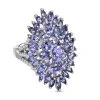 Tansanit Ringe 925 Silber Platiniert (Größe 17.00) Ca. 5.16 Ct 1 Tansanit Ringe 925 Silber Platiniert (Größe 17.00) Ca. 5.16 Ct -Schmuck Shoplc 7565150