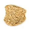 Reines Messing Vergoldet Ring, (Größe 18.00) Ca. 12,83g -Schmuck Shoplc 7565540