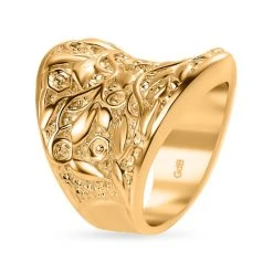 Reines Messing Vergoldet Ring, (Größe 18.00) Ca. 12,83g -Schmuck Shoplc 7565540 4