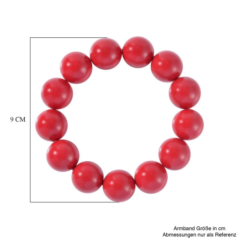Korallen Muschelperle Armband, 18 Cm 6 Korallen Muschelperle Armband, 18 Cm – Bild 4