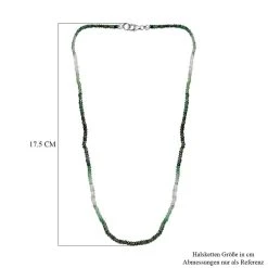Kagem Sambischer Smaragd Halskette Ca. 45 Cm 925 Silber Ca. 32.00 Ct 11 Kagem Sambischer Smaragd Halskette Ca. 45 Cm 925 Silber Ca. 32.00 Ct -Schmuck Shoplc 7567061 4