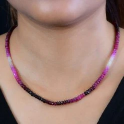 Afrikanischer Rubin (Fissure Gefüllt) Halskette Ca. 45 Cm 925 Silber Ca. 65.00 Ct 10 Afrikanischer Rubin (Fissure Gefüllt) Halskette Ca. 45 Cm 925 Silber Ca. 65.00 Ct -Schmuck Shoplc 7567083 2