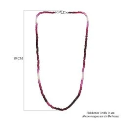 Afrikanischer Rubin (Fissure Gefüllt) Halskette Ca. 45 Cm 925 Silber Ca. 65.00 Ct 13 Afrikanischer Rubin (Fissure Gefüllt) Halskette Ca. 45 Cm 925 Silber Ca. 65.00 Ct -Schmuck Shoplc 7567083 5