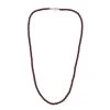 Rhodolith Granat Halskette Ca. 60 Cm 925 Silber Ca. 100.00 Ct -Schmuck Shoplc 7567347