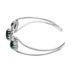 Sierra Nevada Türkis Armreif Ca. 19 Cm 925 Silber Ca. 8.89 Ct -Schmuck Shoplc 7569690 3