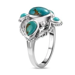Sierra Nevada Türkis Ringe 925 Silber Platiniert (Größe 18.00) Ca. 3.97 Ct 13 Sierra Nevada Türkis Ringe 925 Silber Platiniert (Größe 18.00) Ca. 3.97 Ct -Schmuck Shoplc 7569702 4