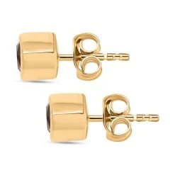 AA Madeira Citrin Ohrringe 925 Silber Vergoldet Ca. 0.79 Ct -Schmuck Shoplc 7570942 3