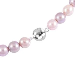 Mehrfarbige Edison Perle Halskette Ca. 50 Cm 925 Silber Rhodiniert -Schmuck Shoplc 7571673 2