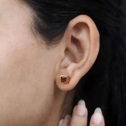 AA Madeira Citrin Ohrringe 925 Silber Vergoldet Ca. 1.20 Ct 9 AA Madeira Citrin Ohrringe 925 Silber Vergoldet Ca. 1.20 Ct -Schmuck Shoplc 7572484 2