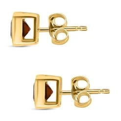 AA Madeira Citrin Ohrringe 925 Silber Vergoldet Ca. 1.20 Ct 10 AA Madeira Citrin Ohrringe 925 Silber Vergoldet Ca. 1.20 Ct -Schmuck Shoplc 7572484 3