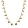 Moissanit Halskette Ca. 50 Cm 925 Silber Gelbgold Vermeil Ca. 2.58 Ct -Schmuck Shoplc 7572739
