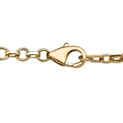 Moissanit Halskette Ca. 50 Cm 925 Silber Gelbgold Vermeil Ca. 2.58 Ct -Schmuck Shoplc 7572739 3