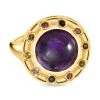 Afrikanischer Amethyst, Mehrfarbiger-Turmalin Ring, 925 Silber Vergoldet (Größe 18.00) Ca. 7.05 Ct 2 Afrikanischer Amethyst, Mehrfarbiger-Turmalin Ring, 925 Silber Vergoldet (Größe 18.00) Ca. 7.05 Ct -Schmuck Shoplc 7573650