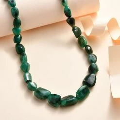 Socoto Smaragd Halskette Ca. 45 Cm 925 Silber Ca. 150.00 Ct 9 Socoto Smaragd Halskette Ca. 45 Cm 925 Silber Ca. 150.00 Ct -Schmuck Shoplc 7583673 1