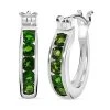 Natürlicher Chromdiopsid Ohrringe 925 Silber Ca. 1.02 Ct -Schmuck Shoplc 7592673