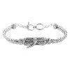 Royal Bali Kollektion - Borobudur-Armband, Ca. 19 Cm, 925 Silber Ca. 23,10g -Schmuck Shoplc 7603017