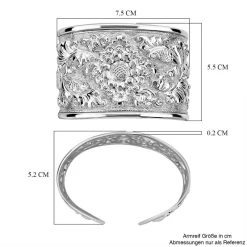 925 Silber Armreif Ca. 19 Cm Ca. 33,00g -Schmuck Shoplc 7614579 5
