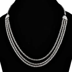 Royal Bali Kollektion - 925 Silber, Borobudur Halskette, Ca. 45 Cm Ca. 64,80g -Schmuck Shoplc 7614593 2