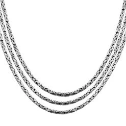 Royal Bali Kollektion - 925 Silber, Borobudur Halskette, Ca. 45 Cm Ca. 64,80g -Schmuck Shoplc 7614593 3